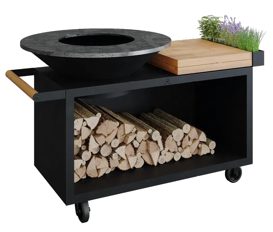 Ofyr Island Black Pro Met Teakhout
