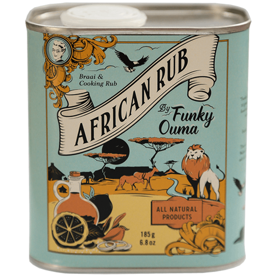 African Rub Tin 185 Gram 1