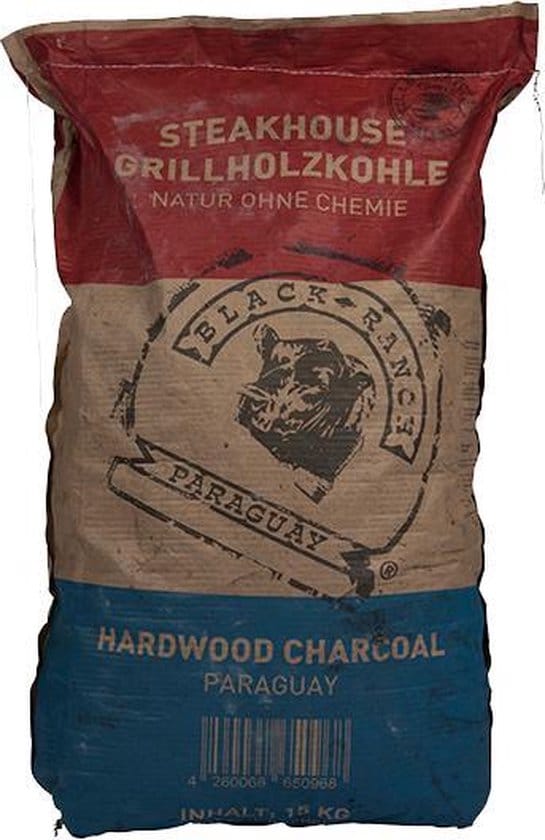 Black Rach Houtskool Paraquay Zak 15 Kilo